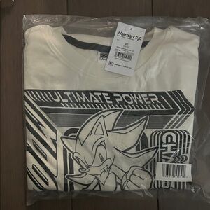 Sonic Graphic White Sweatshirt